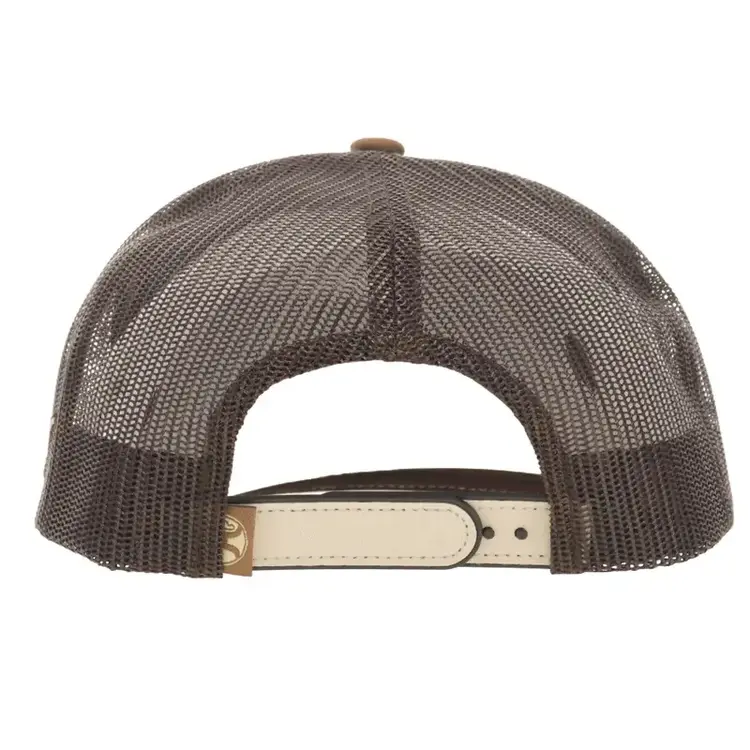 HOOey Cactus Ropes 5 Panel Snapback Tan Brown