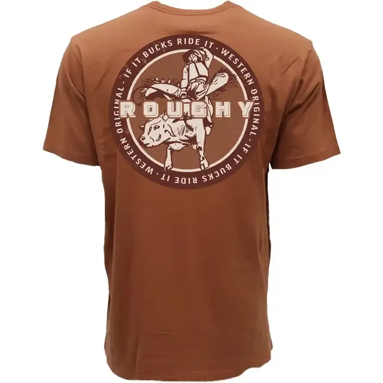 HOOey Bucked Roughy Tee Rust