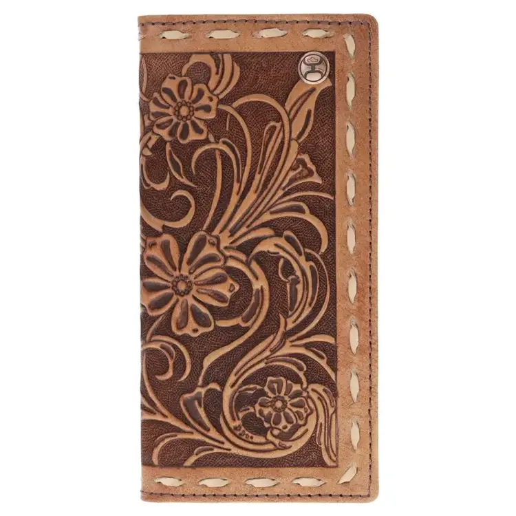HOOey Tuff Rodeo Wallet Tan Brown Leather