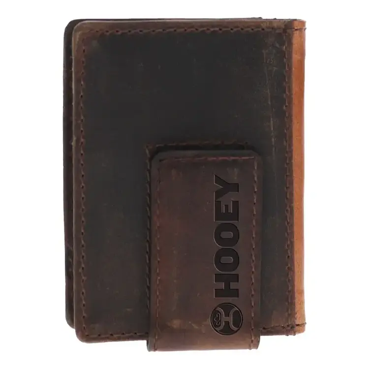HOOey Tuff Trifold Wallet Tan Brown Leather