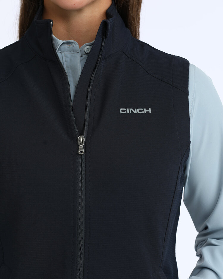 Cinch Zip Up Windproof Vest Navy