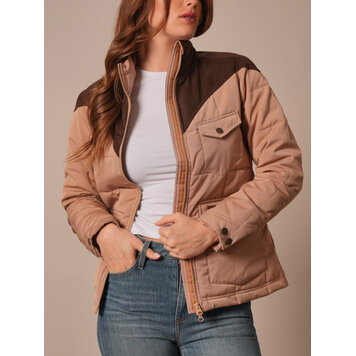 Kimes Ranch Lenora Zip Up Jacket Coffee