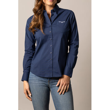 Kimes Ranch KR Team Shirt Button Down Navy