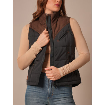 Kimes Ranch Lenora Zip Vest Black