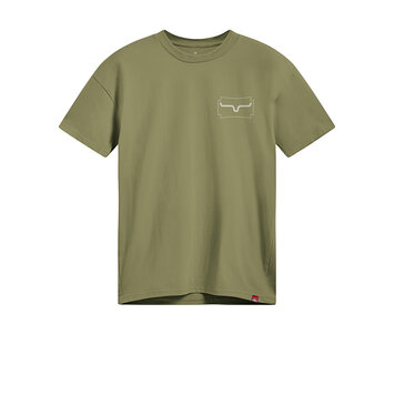 Kimes Ranch Camo Crest Tee Light Olive
