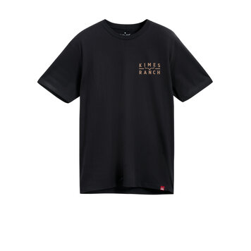Kimes Ranch Back Branded Tee Black