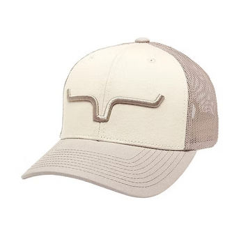 Kimes Ranch Weekly Trucker Cap Natural Sand