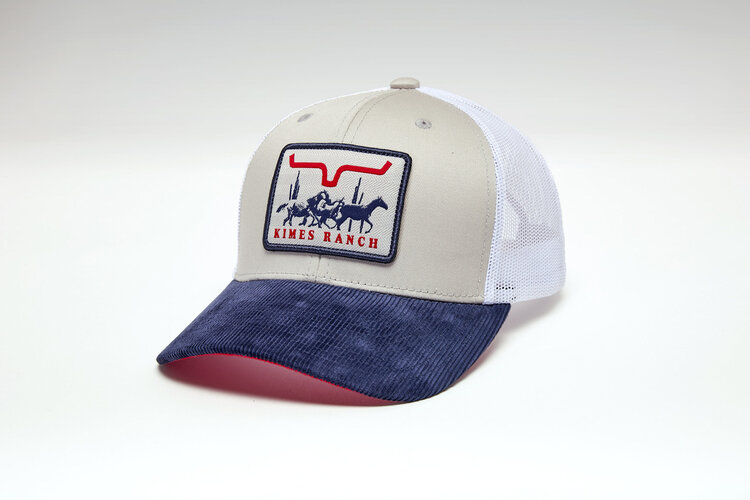 Kimes Ranch Roseben Cap Navy Corduroy Stone