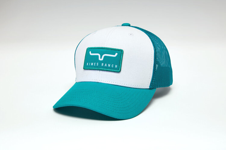 Kimes Ranch Dually Cap Teal White