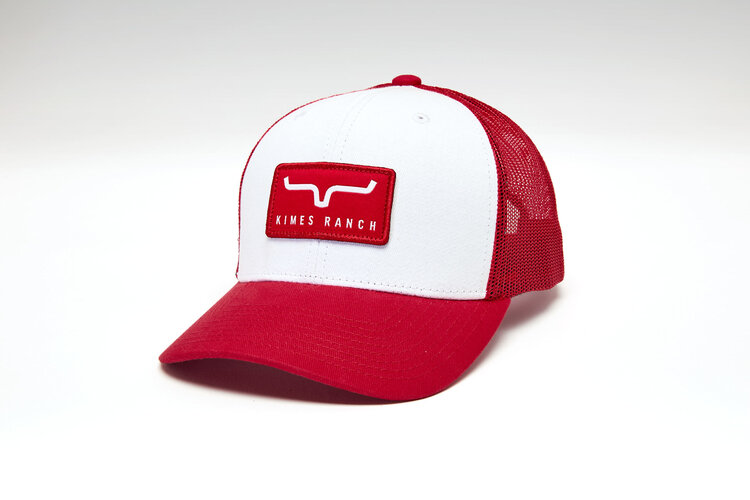 Kimes Ranch Dually Cap Red White