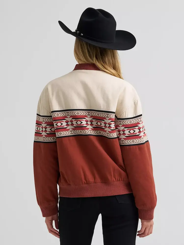 Wrangler Checotah Bomber Jacket Cream Slice