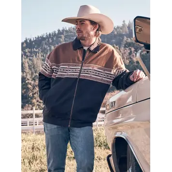 Wrangler Checotah Bomber Jacket Chocolate Torte