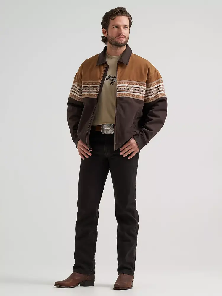 Wrangler Checotah Bomber Jacket Chocolate Torte