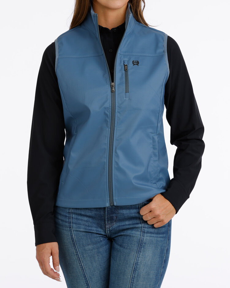 Cinch Windproof Zip Vest Blue