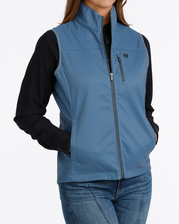 Cinch Windproof Zip Vest Blue