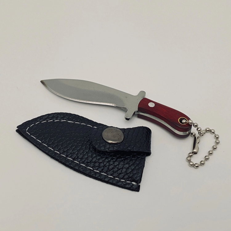 Mini Knife with Protective Sleeve and Keychain - Style B
