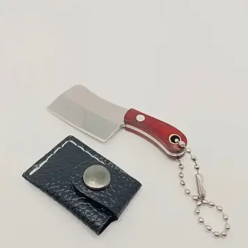 Mini Knife with Protective Sleeve and Keychain - Style E