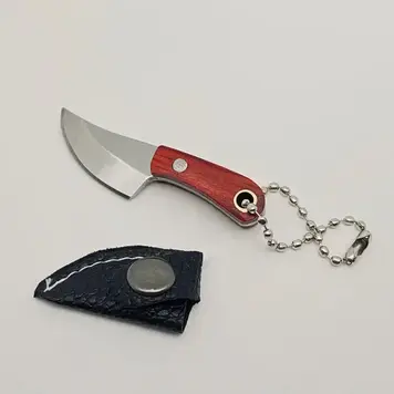 Mini Knife with Protective Sleeve and Keychain - Style D