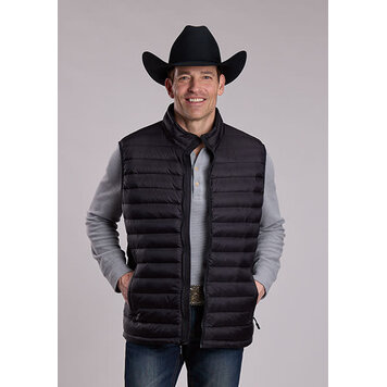 Roper Down Filled Vest Black