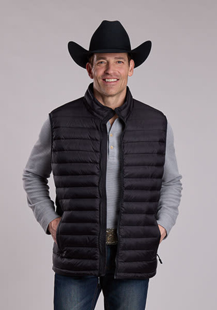Roper Down Filled Vest Black