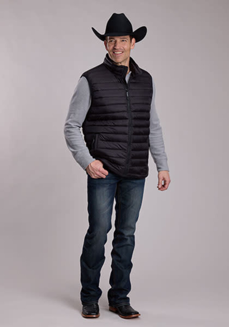 Roper Down Filled Vest Black