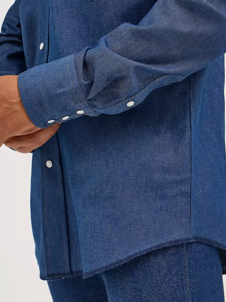 Wrangler Cowboy Cut Denim Shirt Rigid Indigo