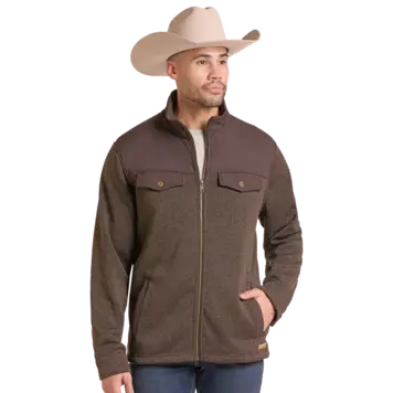Panhandle Western Wear Ashwood Melange Jacket Brown
