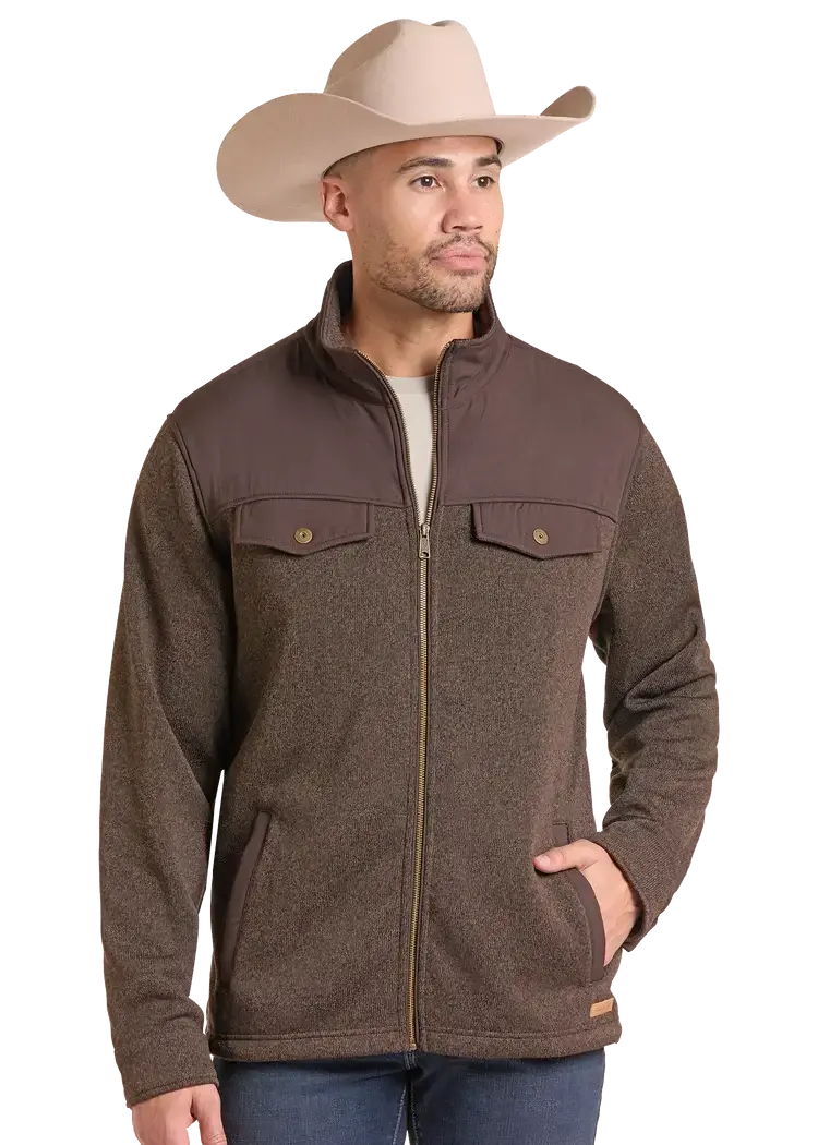 Panhandle Western Wear Ashwood Melange Jacket Brown