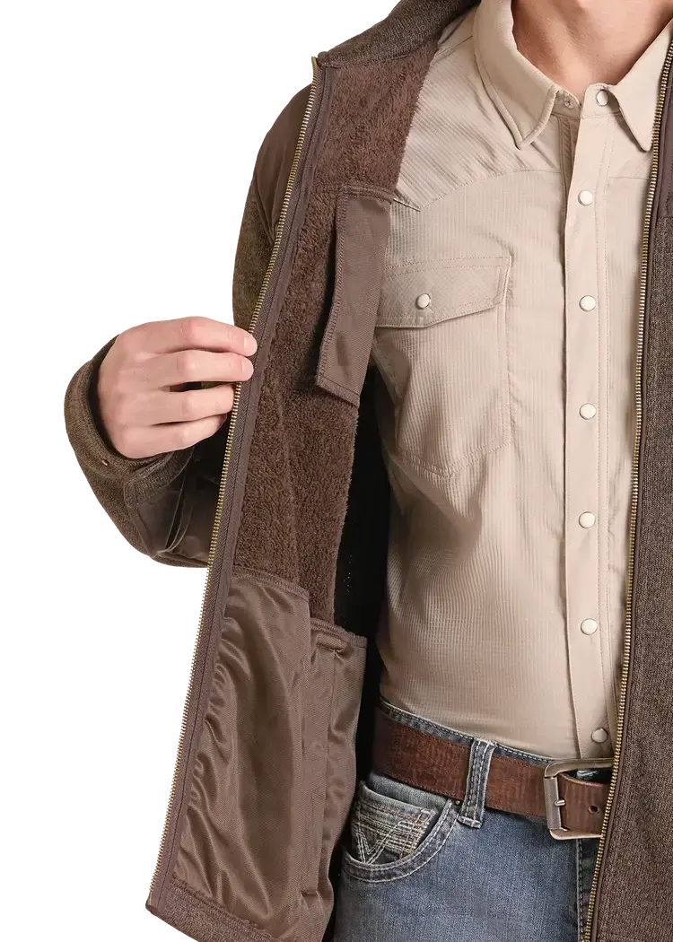 Panhandle Western Wear Ashwood Melange Jacket Brown