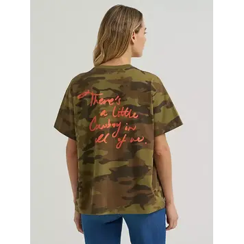 Wrangler Cowboy Camo Girlfriend Graphic Tee