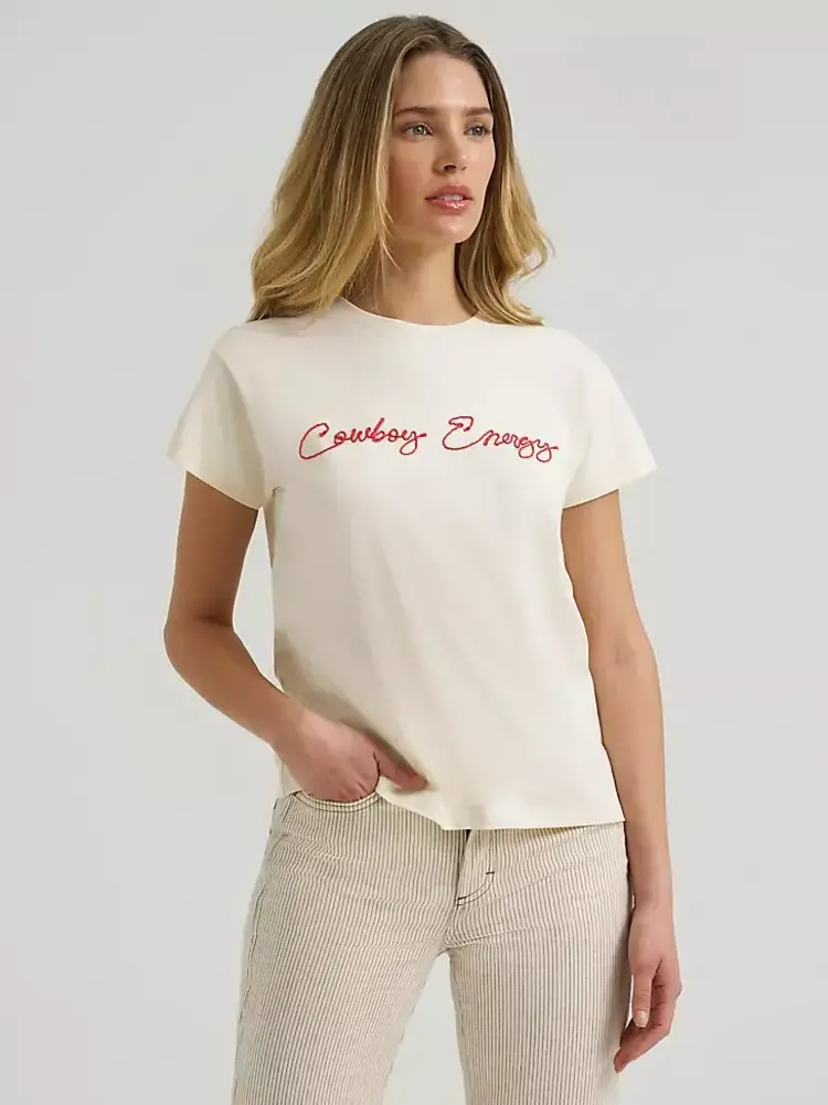 Wrangler Cowboy Energy Retro Regular Fit Tee