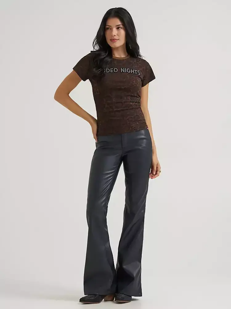 Wrangler Lainey Wilson Rodeo Nights Tee Leopard