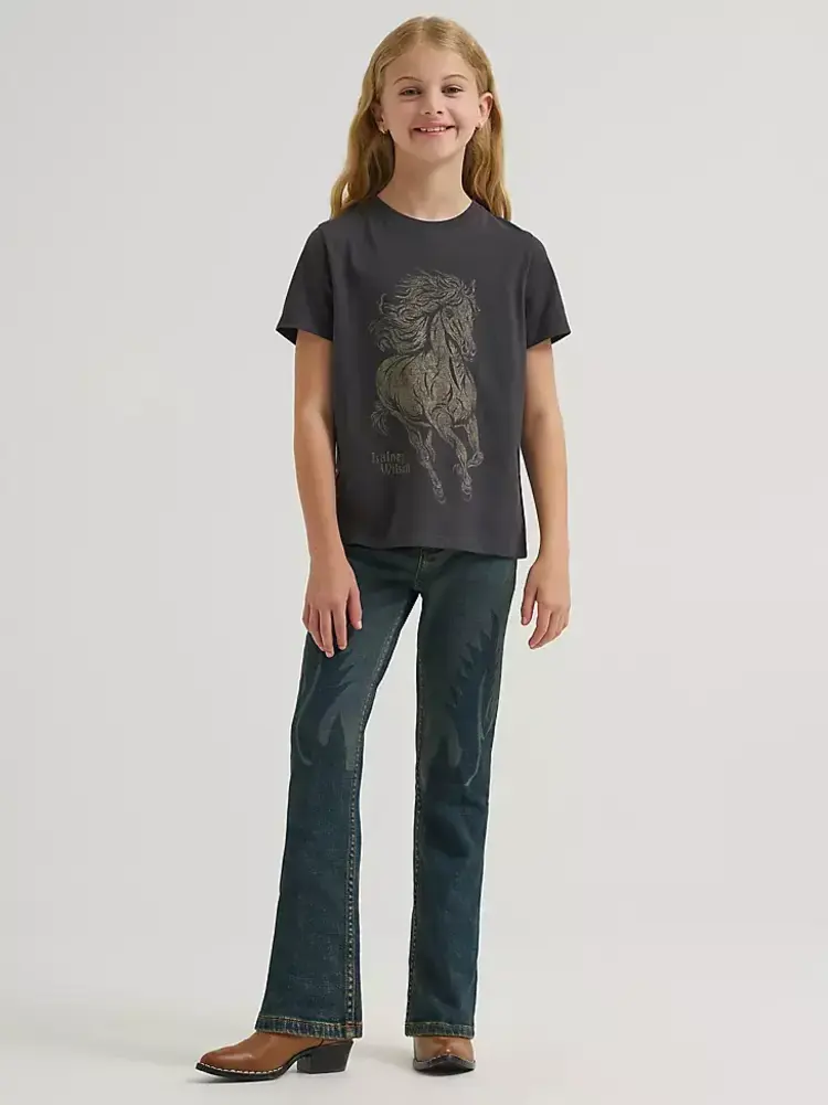 Wrangler Youth Lainey Wilson Golden Tex Tee Night Shade