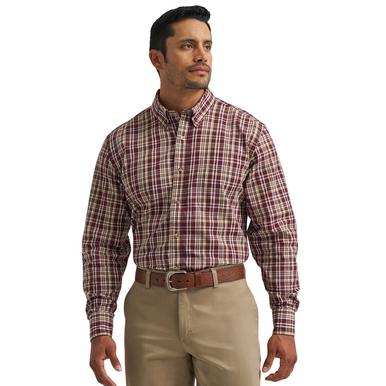 Wrangler Riata Button Down Dress Shirt Assorted Colors