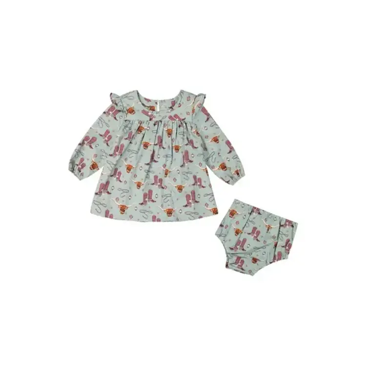 Wrangler Infant Toddler Highland Dress Blue
