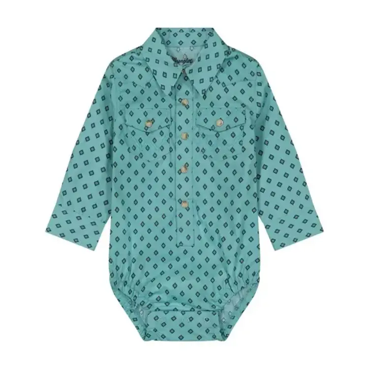 Wrangler Infant Blue Diamond Bodysuit