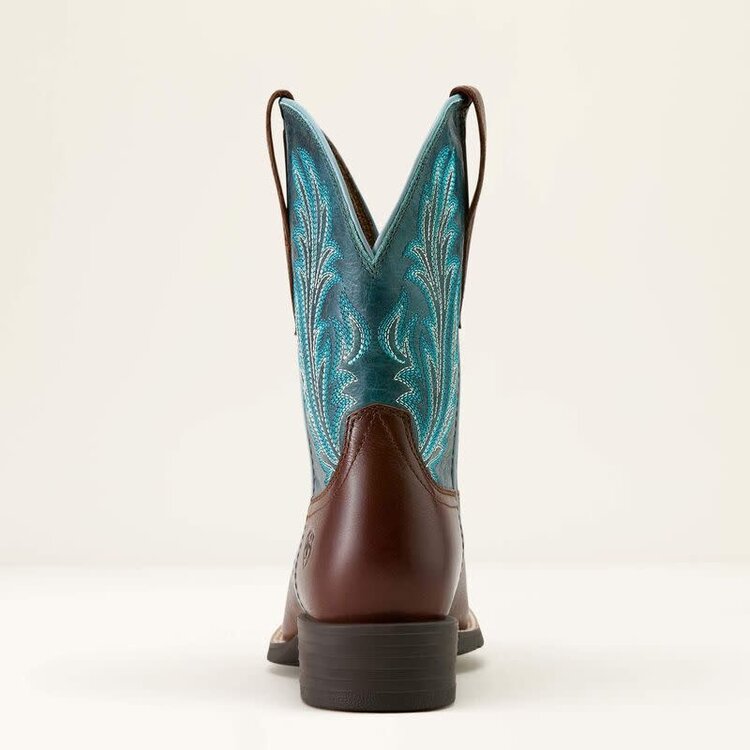 Ariat Round Up Filly Oiled Teak Loyal Blue