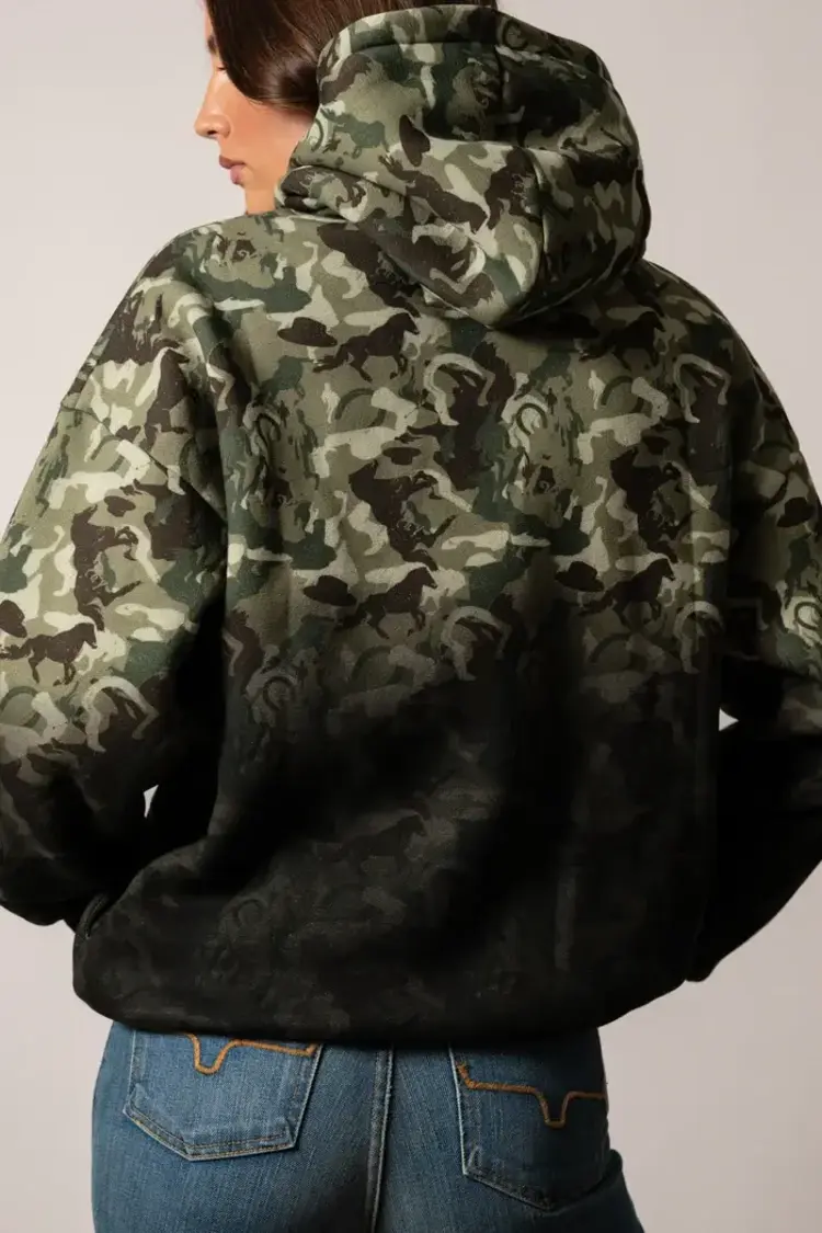 Kimes Ranch Sloane Dip Dye Hoodie Camo