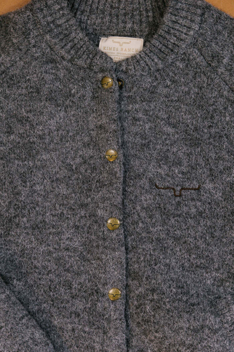 Kimes Ranch Ennis Snap Cardigan Charcoal