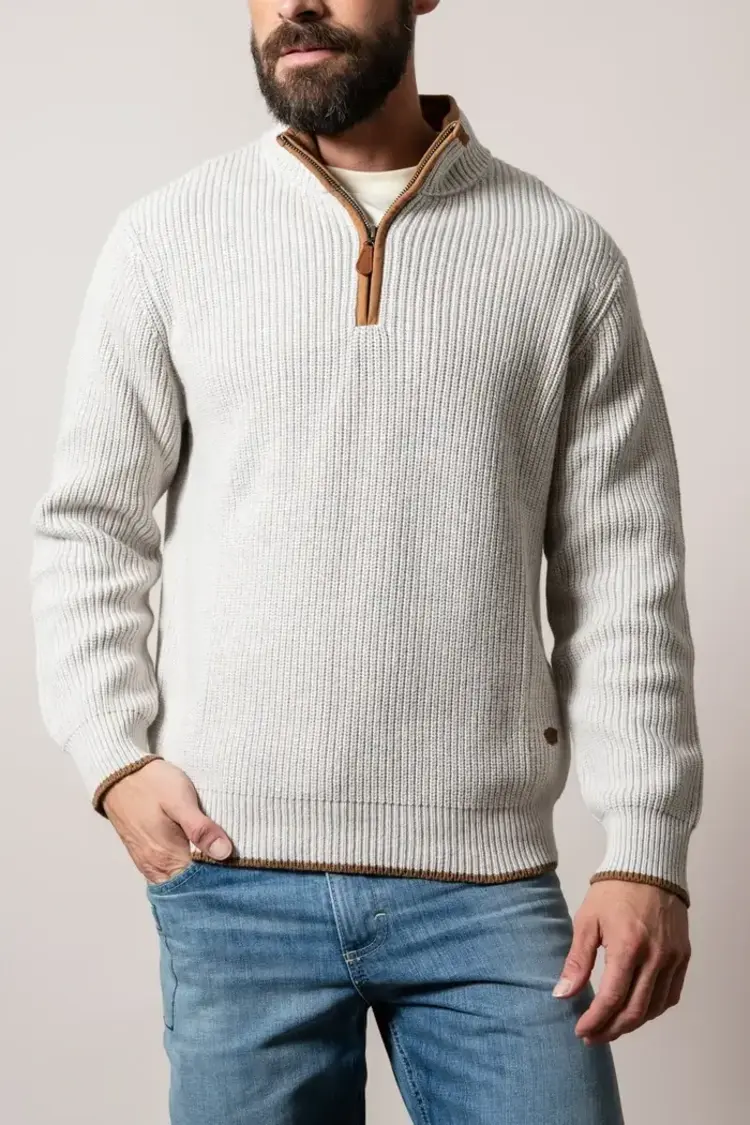 Kimes Ranch Barton Half Zip Natural