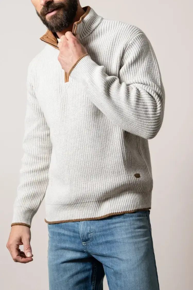 Kimes Ranch Barton Half Zip Natural
