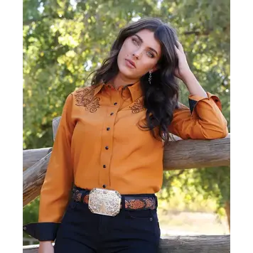 Cruel Denim Copper Satin Snap