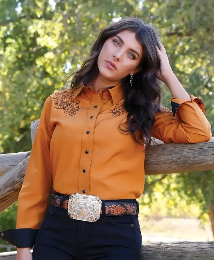 Cruel Denim Copper Satin Snap