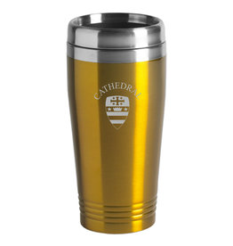 TRAVEL MUG-CATH GLD