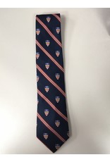 TIE-NCS CREST-NAVY W/RED