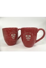 MUG-SPECKLED RED