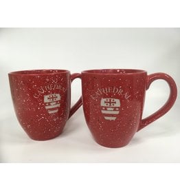 MUG-SPECKLED RED