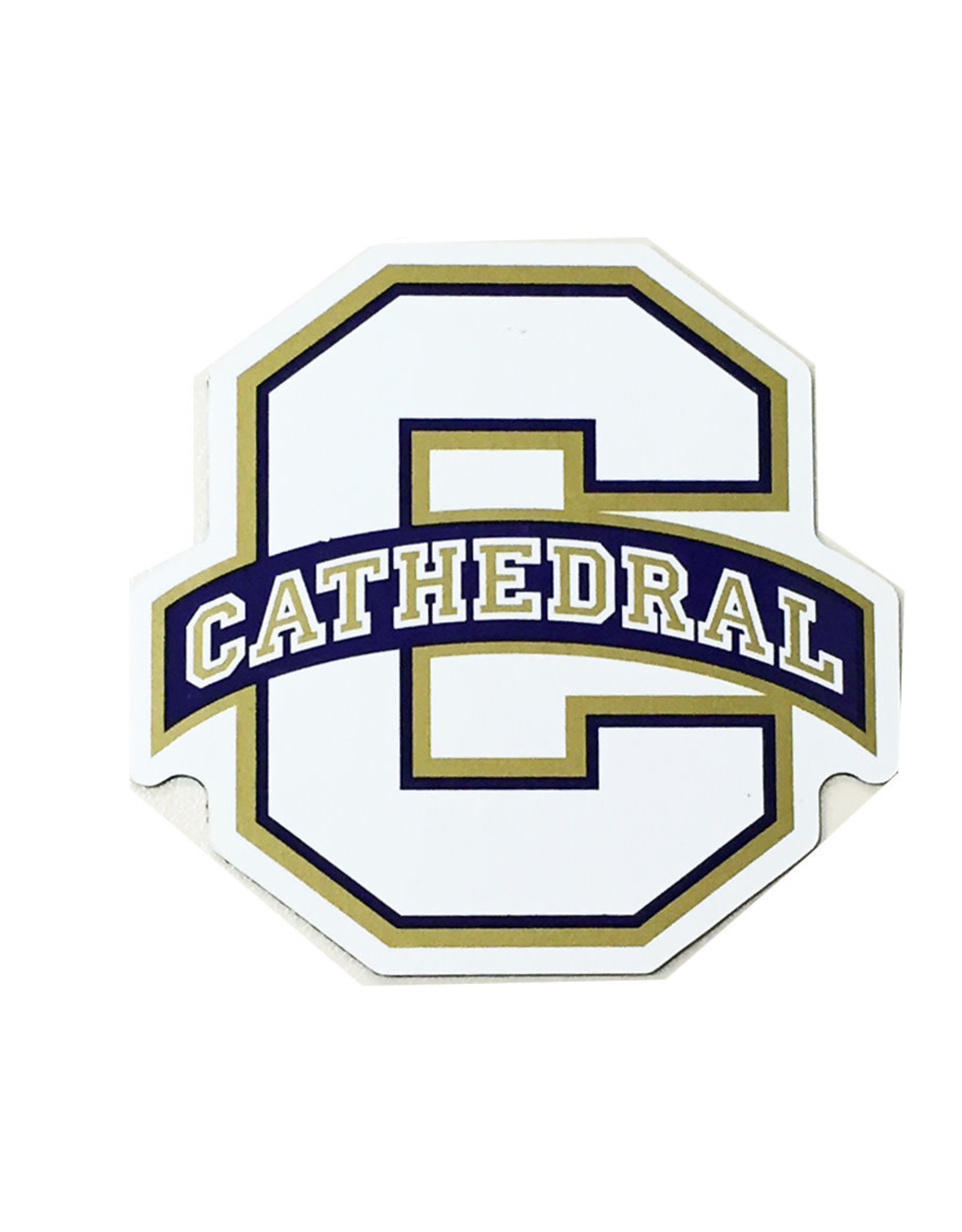 MAGNET-BIG C CATHEDRAL LOGO