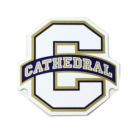 MAGNET-BIG C CATHEDRAL LOGO