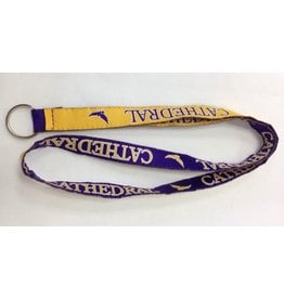 LANYARD-PURPLE/GOLD EAGLE